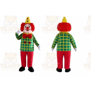 Clown Mascot Costume for Adults Custom Logo Party Character Suit