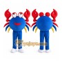 Crab Mascot Costume for Adults Custom Logo Party Character Suit