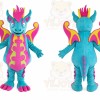 Dragon Mascot Costume for Adults Custom Logo Party Character Suit