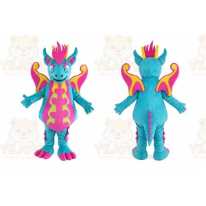 Dragon Mascot Costume for Adults Custom Logo Party Character Suit