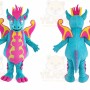 Dragon Mascot Costume for Adults Custom Logo Party Character Suit
