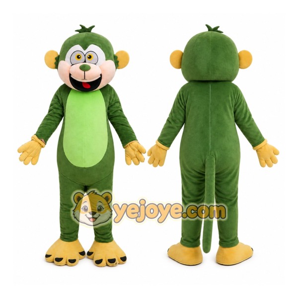 Monkey Mascot Costume for Adults Custom Logo Party Character Suit