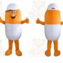 Hot dog Mascot Costume for Adults Custom Logo Party Character Suit