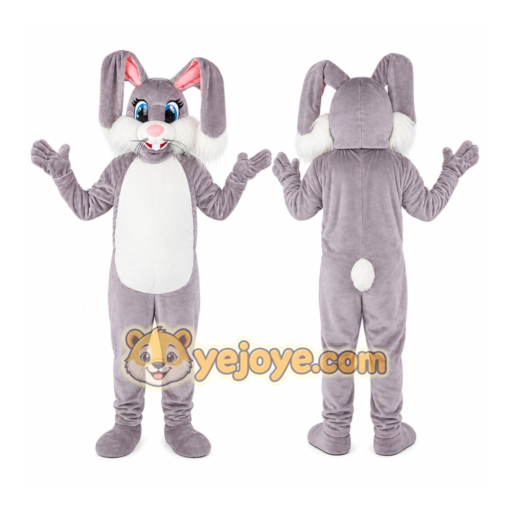 Rabbit Mascot Costume for Adults Custom Logo Party Character Suit Rabbit Mascot Costume for Adults Custom Logo Party Character Suit