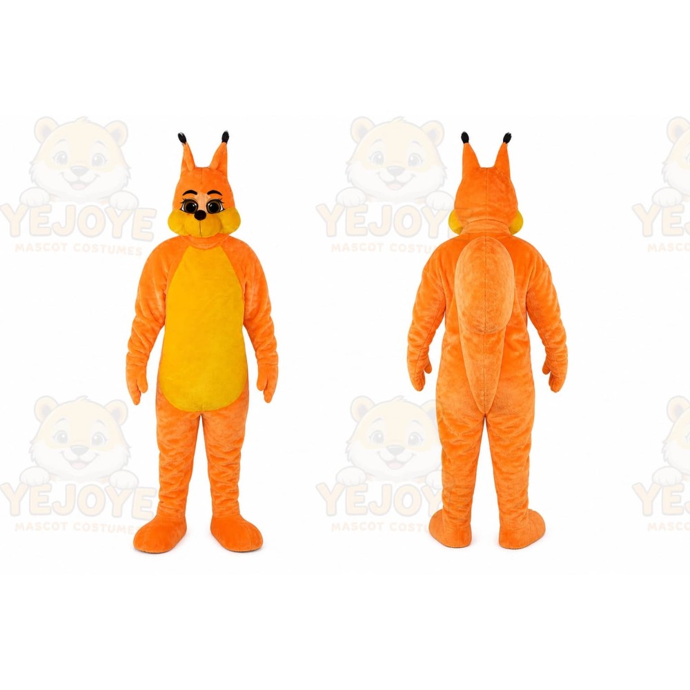 Squirrel Mascot Costume for Adults Custom Logo Party Character Suit