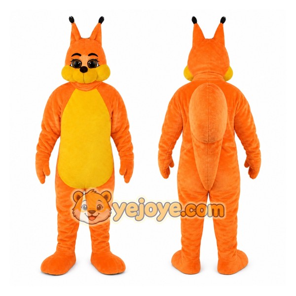 Squirrel Mascot Costume for Adults Custom Logo Party Character Suit