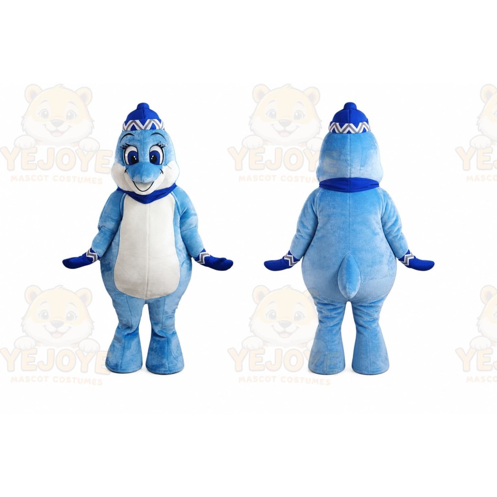 Seal Mascot Costume for Adults Custom Logo Party Character Suit