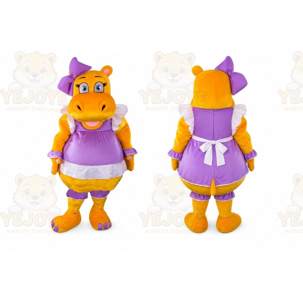 Hippo Mascot Costume for Adults Custom Logo Party Character Suit