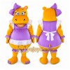 Hippo Mascot Costume for Adults Custom Logo Party Character Suit