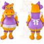 Hippo Mascot Costume for Adults Custom Logo Party Character Suit