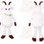 Goat Mascot Costume for Adults Custom Logo Party Character Suit