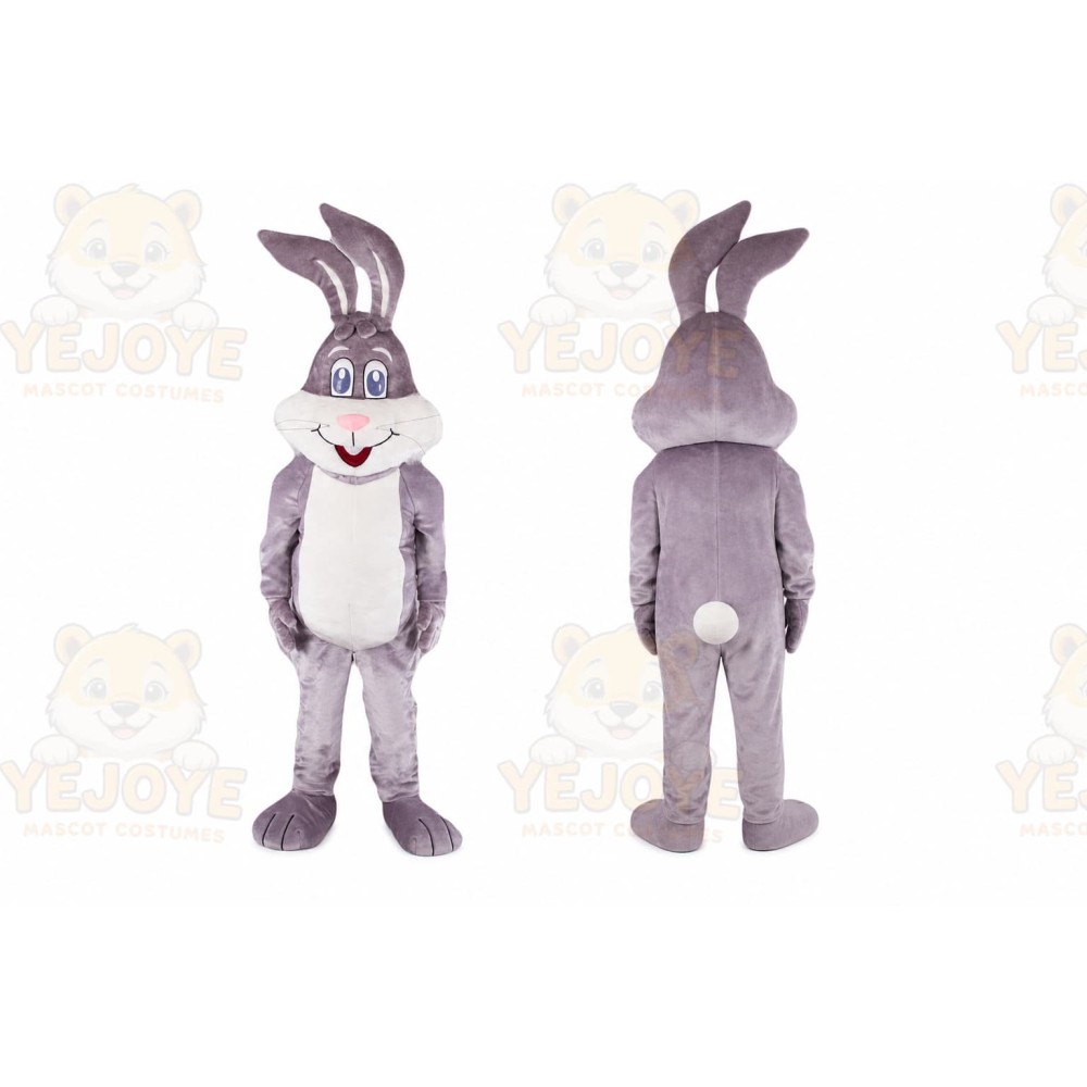 Rabbit Mascot Costume for Adults Custom Logo Party Character Suit