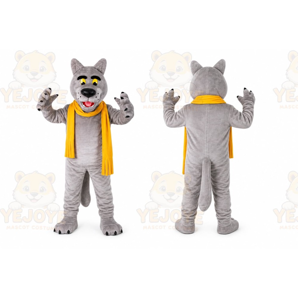 Wolf Mascot Costume for Adults Custom Logo Party Character Suit