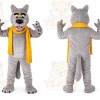 Wolf Mascot Costume for Adults Custom Logo Party Character Suit