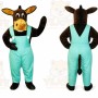 Cow Mascot Costume for Adults Custom Logo Party Character Suit