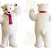 Bear Mascot Costume for Adults Custom Logo Party Character Suit