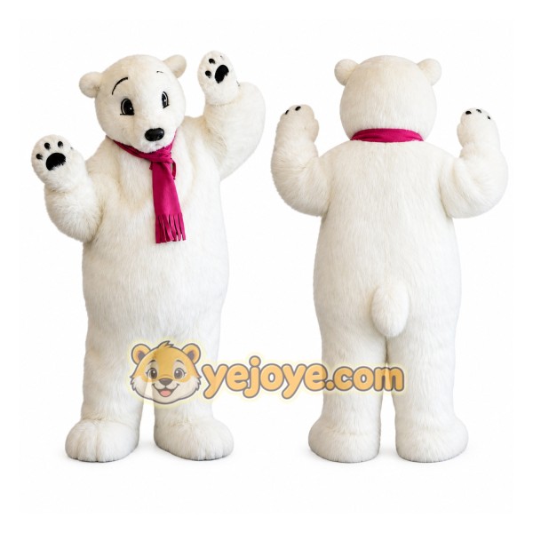 Bear Mascot Costume for Adults Custom Logo Party Character Suit