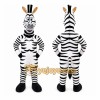 Zebra Mascot Costume for Adults Custom Logo Party Character Suit