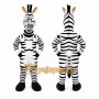 Zebra Mascot Costume for Adults Custom Logo Party Character Suit