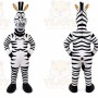 Zebra Mascot Costume for Adults Custom Logo Party Character Suit