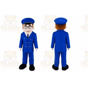 train conductor Mascot Costume for Adults Custom Logo Party Character Suit