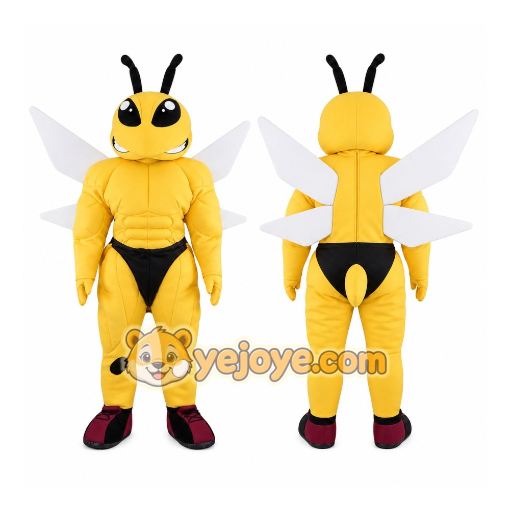Bee Mascot Costume for Adults Custom Logo Party Character Suit Bee Mascot Costume for Adults Custom Logo Party Character Suit