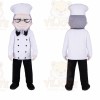 Chef Mascot Costume for Adults Custom Logo Party Character Suit