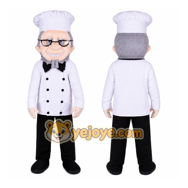 Chef Mascot Costume for Adults Custom Logo Party Character Suit