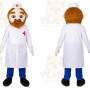 Doctor Mascot Costume for Adults Custom Logo Party Character Suit