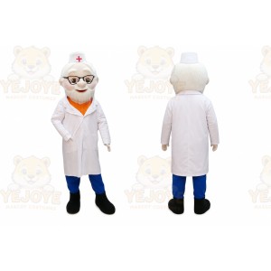 Doctor Mascot Costume for Adults Custom Logo Party Character Suit
