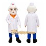 Doctor Mascot Costume for Adults Custom Logo Party Character Suit