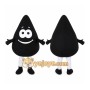ink drop Mascot Costume for Adults Custom Logo Party Character Suit