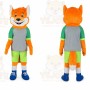 Fox Mascot Costume for Adults Custom Logo Party Character Suit