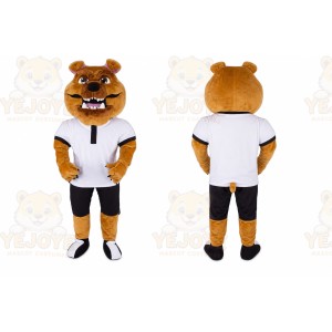 Bear Mascot Costume for Adults Custom Logo Party Character Suit