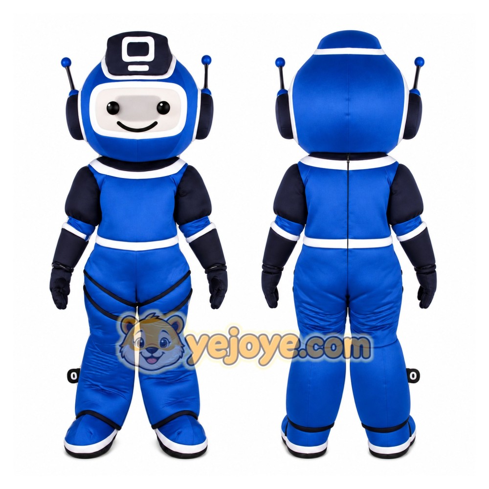 Robot Mascot Costume for Adults Custom Logo Party Character Suit