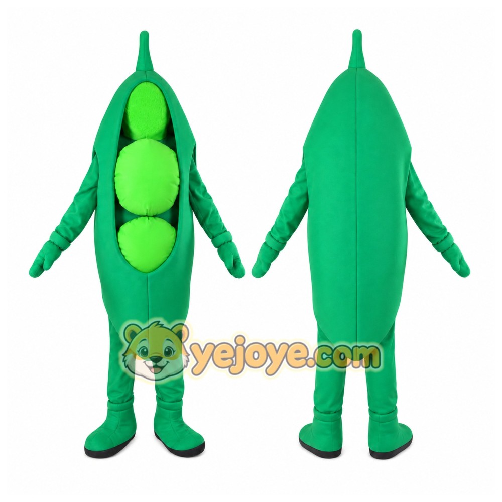 Pea Mascot Costume for Adults Custom Logo Party Character Suit Pea Mascot Costume for Adults Custom Logo Party Character Suit