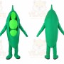 Pea Mascot Costume for Adults Custom Logo Party Character Suit