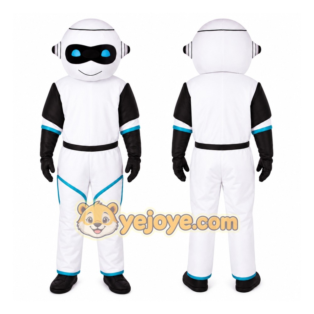 Robot Mascot Costume for Adults Custom Logo Party Character Suit