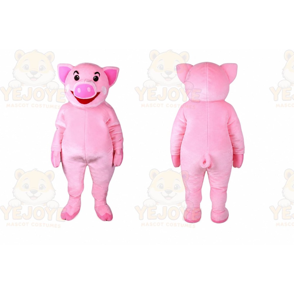 Pig Mascot Costume for Adults Custom Logo Party Character Suit