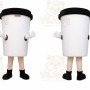 Cup Mascot Costume for Adults Custom Logo Party Character Suit