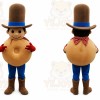 Strongman Mascot Costume for Adults Custom Logo Party Character Suit