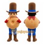 Strongman Mascot Costume for Adults Custom Logo Party Character Suit