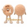 Cookie Mascot Costume for Adults Custom Logo Party Character Suit