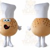 Chef Mascot Costume for Adults Custom Logo Party Character Suit