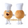 Chef Mascot Costume for Adults Custom Logo Party Character Suit