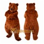 Bear Mascot Costume for Adults Custom Logo Party Character Suit