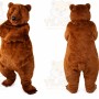 Bear Mascot Costume for Adults Custom Logo Party Character Suit