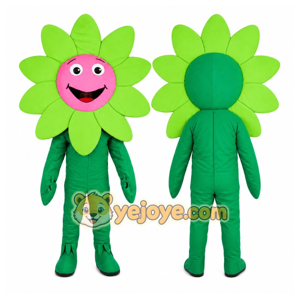 Flower Mascot Costume for Adults Custom Logo Party Character Suit