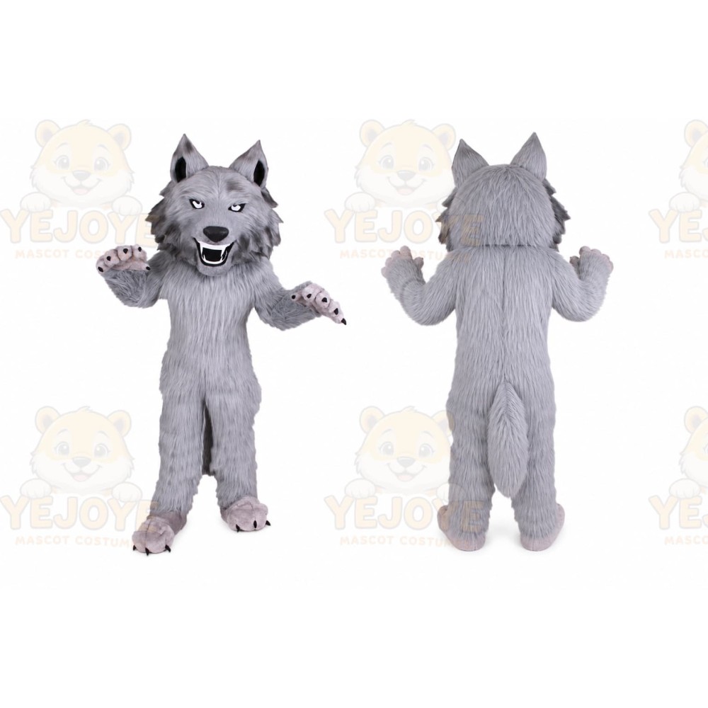 Wolf Mascot Costume for Adults Custom Logo Party Character Suit