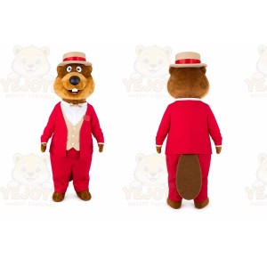 Groundhog Mascot Costume for Adults Custom Logo Party Character Suit